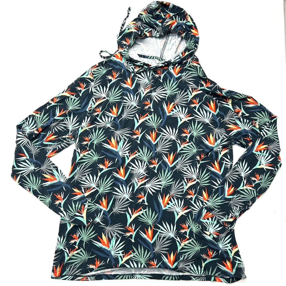 MeUndies Tropical Leaf Print Hoodie